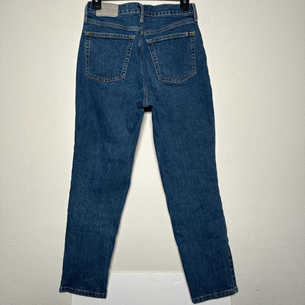 Everlane The Original Cheeky Jean Blue Cropped High Rise 26 - Picture 7 of 12